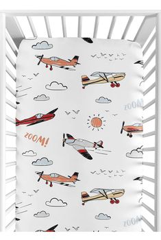 Boys Vintage plane Nursery Decor Plane Theme Nursery, Vintage Transportation Nursery, Plane Nursery Theme, Airplane Nursery Theme, Airplane Themed Nursery, Airplane Nursery Boy, Vintage Airplane Nursery, Boy Bedrooms