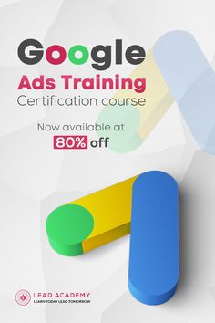 the google ads training course is now available at 80 % off