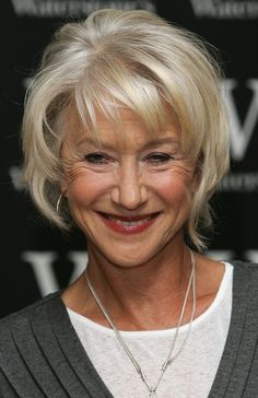 Helen Mirren Hair, Easy Care Hairstyles, Square Face Hairstyles, Over 60 Hairstyles, Square Face, Short Hair Over 60, Helen Mirren, Haircut For Older Women