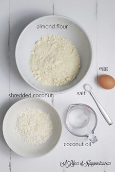 ingredients needed to make an egg and flour recipe