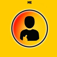 an orange and yellow background with a black person in the center, which says you don't know me