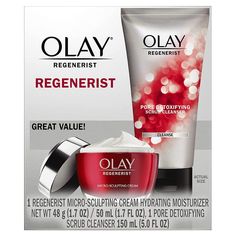 Olay Face Wash, Sculpting Face, Night Face Cream, Pore Cleanser, Olay Regenerist, Hydrating Moisturizer, Anti Aging Ingredients, Anti Aging Moisturizer, Skincare Gift Set