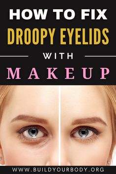 In this article, you'll know how to fix droopy eyelids with makeup. First, I want to tell you that makeup enhances the look, besides giving dimension and depth to the eye. To enhance the eyelid area with makeup, you should use warm-colored shadows in the following way. Read the full article to know more... #eyes #droopyeyelids #saggyeyelids #hoodedeyelids #eyemakeup ##hoodedeyemakeup #makeuplook #makeuptutorial #eyecare #beauty #beautytips Fix Droopy Eyelids, Makeup For Droopy Eyelids, Saggy Eyelids, Drooping Eyelids, Hooded Eyelids, Colored Shadow, Droopy Eyelids