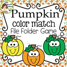 a pumpkin color match game with three faces