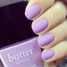 Molly Coddled Lavender Colour, Purple Nail, Colorful Nail Designs, I Love Nails, Butter London, Manicure Y Pedicure, Matte Nails, Nail Polish Colors, Gorgeous Nails