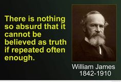 an old photo with a quote from william james