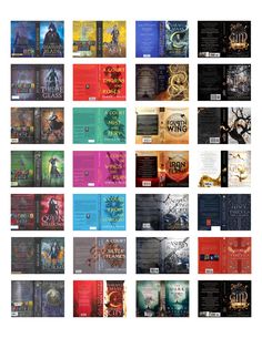 an image of many different books on the same page as shown in this graphic style