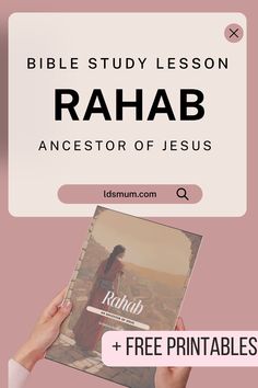 Discover the powerful story of Rahab from the Old Testament and the lessons of faith, courage, and redemption she teaches. Perfect for Bible Study For Beginners, this resource includes Bible Study Printables, Bible Journaling and Notes, and helpful Bible Study Worksheets to guide your journey. Explore Bible Study Methods and deepen your understanding of God's grace. Ready to learn more? 🌟Download now! 🌟