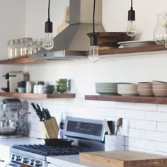 the kitchen is clean and ready for us to use