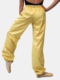 The MP5003 yellow warm-up dance trash bag pants are designed to provide optimal warmth to your leg muscles during or between dance classes or rehearsals, ensuring comfortable movement. Product Details Size Small: height up to 167 cm / 5'6 ft Size Medium: height from 168 cm to 185 cm / 5'7 to 6'2 ft Suitable for both women and men Crafted from a high-quality nylon to ensure maximum comfort and durability, making them perfect for frequent wear Elastic hems at the bottom, so you can adjust them to Trash Bag Pants, Stylish Overalls, Dance Warm Up, Male Dancers, Bag Pants, Home Dance, Man Crafts, Male Dancer, Dance Classes