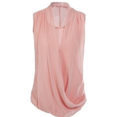 Brand New W/Out Tag Chic Chiffon Tops For Work, Casual Chiffon Tops For Day Out, Spring Sleeveless Chiffon Blouse, Trendy Chiffon Tops For Work, Pink V-neck Chiffon Top, Chic Chiffon Blouse For Layering, Spring Chiffon Sleeveless Blouse, Spring Chiffon Office Tops, Chiffon V-neck Top For Work