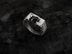 This ring is all about the gritty charm of Berlin. Inspired by the city's raw urban landscape--think cracked asphalt, weathered walls, and that undeniable edge--this textured silver signet ring captures it all. Handcrafted from 925 Sterling Silver, each piece has its own unique character, just like the streets that inspired it. Each of these rings is a little piece of art, handmade and cast one by one using a traditional, centuries-old sand casting technique. This process gives every ring its ow Sand Casting, Silver Signet Ring, Oxidised Jewellery, Sterling Silver Mens, Art Handmade, Ring Unique, Urban Landscape, Signet Ring, Unique Rings