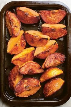 Roast Quinces | Nigella's Recipes | Nigella Lawson Roasted Quince, Roast Oven, Quince Recipes, Christmas Turkey, Recipe Email, Duck Fat, Nigella Lawson, Parsnips, Pork Ribs