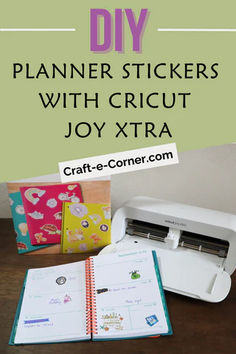 DIY planner stickers with the Cricut Joy Xtra Stickers With Cricut, Make Planner, Diy Planner Stickers, Personalized Planner, How To Make Planner, Shapes Activities, Shapes For Kids