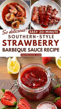 Strawberry Barbecue Sauce Recipe Fruit Bbq Sauce Recipe, Strawberry Red Wine Bbq Sauce, Peach Barbecue Sauce Recipe, Rhubarb Barbecue Sauce, Sweet And Spicy Barbecue Sauce Recipe, Barbeque Sauce Recipe