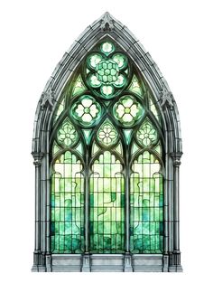 an image of a stained glass window on a white background