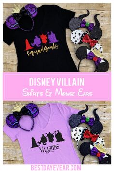 the shirt and mouse ears are made out of disney's ears, which have been sewn together