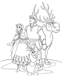 frozen princess and prince coloring pages