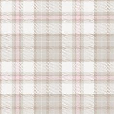 a beige and pink plaid pattern