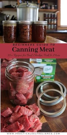 canning beef for easy pressure cooking in the slow cooker is an easy way to keep it fresh and delicious