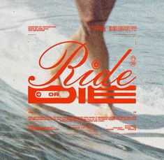 a person riding a surfboard on top of a wave in the ocean with text reading paddle or die