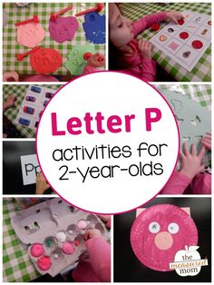 Alphabet Activities for 2-year-olds - The Measured Mom P Activities, Letter P Crafts, Learning Alphabet, Abc Crafts