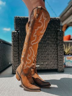 The Vegas Faggio Boots- Liberty Black – Lost Creek Boutique LLC Dress With Tall Cowboy Boots, Cowgirl Boots With Dress, Over The Knee Cowboy Boots, Country Prom, Tall Cowgirl Boots, City Boots, Liberty Black Boots, Western Grunge, Cowgirl Boots Outfit