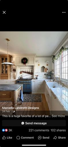 the kitchen is clean and ready to be used as a living room or dining area