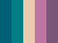 an image of the color scheme in shades of purple, blue and green