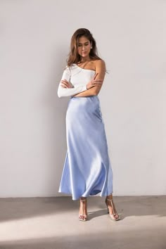 Silk slip skirt blue silk skirt midi satin skirt midi silk skirt for women high waisted skirt midi bias cut skirt satin maxi skirt silk maxi⭐Our fabric:We have used a premium quality 100% natural silk and satin: it's light and soft, pleasant to wear and easy to wash. ⭐Please, note:• Colors may slightly differ from images due to monitor used;• You may be a subject to additional taxes from the country you will order delivery to.⭐Refund/ Returns / Exchanges for skirts are not accepted due to the it Spring Satin Dress With Flared Skirt, Asymmetrical Silk Pleated Maxi Skirt, Bias Cut Midi Skirt For Party, Flowy Silk Maxi Skirt, Midi Length, Flowy Silk Midi Maxi Skirt, Silk Midi Length Maxi Skirt, Satin Pleated Skirt Dress For Summer, Summer Satin Dress With Flared Skirt, Spring Satin Fitted Maxi Skirt