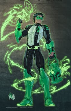 the green lantern character from dc comics