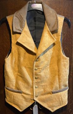 This listing is for one Edwardian Waistcoat, single breasted, size 34'' to 36'' chest, with 2 working pockets, and a corset back. Edwardian Waistcoat, Corset Back, Vest Outfits, Western Outfits, Single Breasted, Gender Neutral, Adult Outfits, Clothes