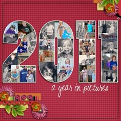 the year in pictures has been changed to include many different people and their family photos