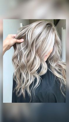 Ice Blonde Hair, Fall Blonde Hair, Ash Blonde Hair Colour, Balayage Blond, Icy Blonde Hair, Cool Blonde Hair, Blonde Hair Color Ideas, Ash Blonde Hair, Blonde Hair Inspiration