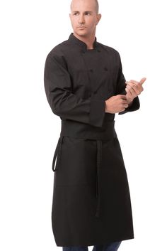 PRICES MAY VARY. 65/35-Poly/cotton fabric with soil release finish Flip-over front flap. Contoured for a comfortable fit, lope towel holder Easy access angled pocket. 32-Inch length by 21-Inch width Available in black and white Machine wash with like colors, tumble try low Branded Aprons, Chef Work, Chef Coat, Chef Apron, Towel Holder, Apparel Accessories, Soil, Apron, Top Styles