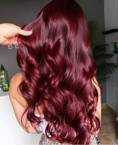 Wine Red Hair Color, Pelo Color Vino, Wine Hair Color