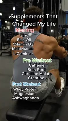 Gym Supplements Aesthetic, Gym Vitamins, Supplements For Bodybuilding, Beginner Workout Schedule, Nutrition 101, Abs And Obliques Workout, Gym Supplies, Fighter Workout, Gym Bro