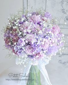 Lavender Flower Arrangements, Purple Bouquet Flowers, Pink Bride Bouquet, Purple Flower Bouquet, Purple Bouquets, Purple Bridal Bouquet