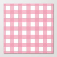 a pink and white gingham checkered pattern