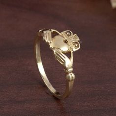 Tiny Celtic Irish Claddagh Ring, Gold Brass Ring, Women Ring, Friendship Ring, Handmade Jewelry, Cute Ring, Minimalist Jewelry, Gift For Her 1. Please share your numbers (in personalization box ) as required for shipping address details, and it'll help us to contact you easily. And don't worry about the privacy, we'll keep it safe with us, So try to cooperate with us. :) 2.Customers' satisfaction is our biggest priority, please contact us with any questions/queries for future or existing orders, Irish Ring, Gold Claddagh Ring, Irish Ring Claddagh, Irish Rings, Friendship Ring, Irish Claddagh, Cute Ring, Claddagh Ring, Jewelry Cute