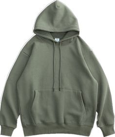 Green Fleece-lined Sweatshirt For Streetwear, Basic Fleece Hoodie, Basic Solid Fleece Hoodie, Basic Solid Color Fleece Hoodie, Green Fleece Hoodie With Pockets, Green Hoodie With Kangaroo Pocket For Sports, Green Fleece Hoodie In Athleisure Style, Urban Style Solid Color Fleece Hooded Jacket, Green Fleece Athleisure Hoodie