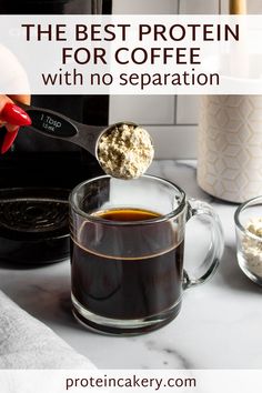 the best protein for coffee with no separation