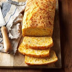 sliced loaf of bread on a cutting board