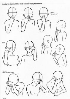 a diagram of how to draw the head and neck from different angles, with instructions