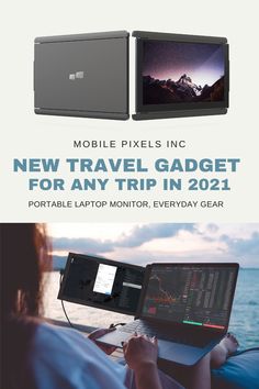 an advertisement for the new travel gadgett for any trip in 2012 is shown