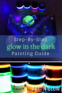 glow in the dark painting guide for beginners