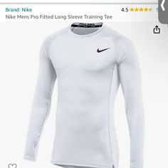 the nike long sleeve training tee is on sale