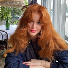 Cheveux Oranges, Beautiful Red Hair, Blowout Hair, Orange Hair