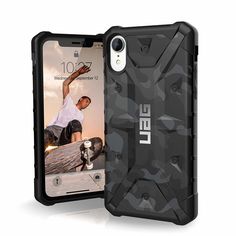 an iphone case that is designed to look like a camo - print phone cover