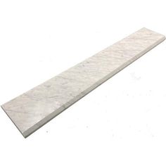 a white marble slab on a white background